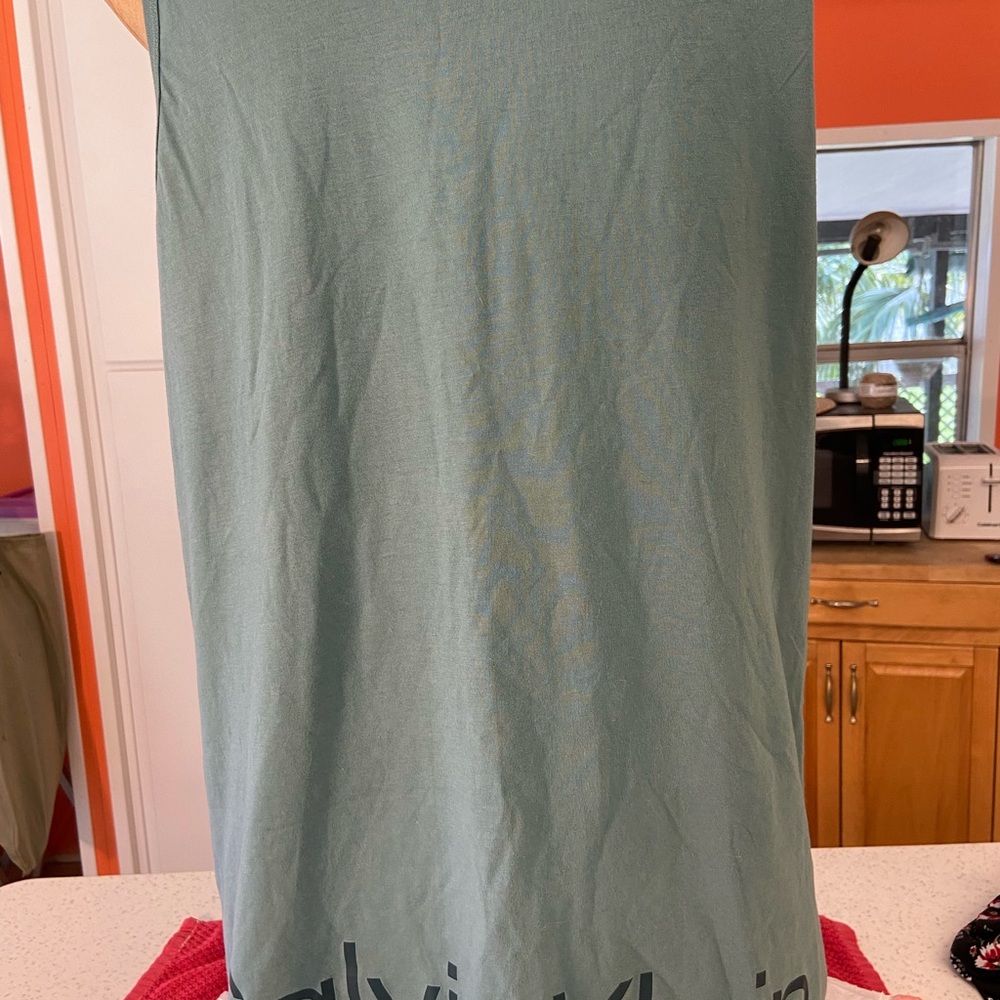 Calvin Klein Collection Green Tank Top